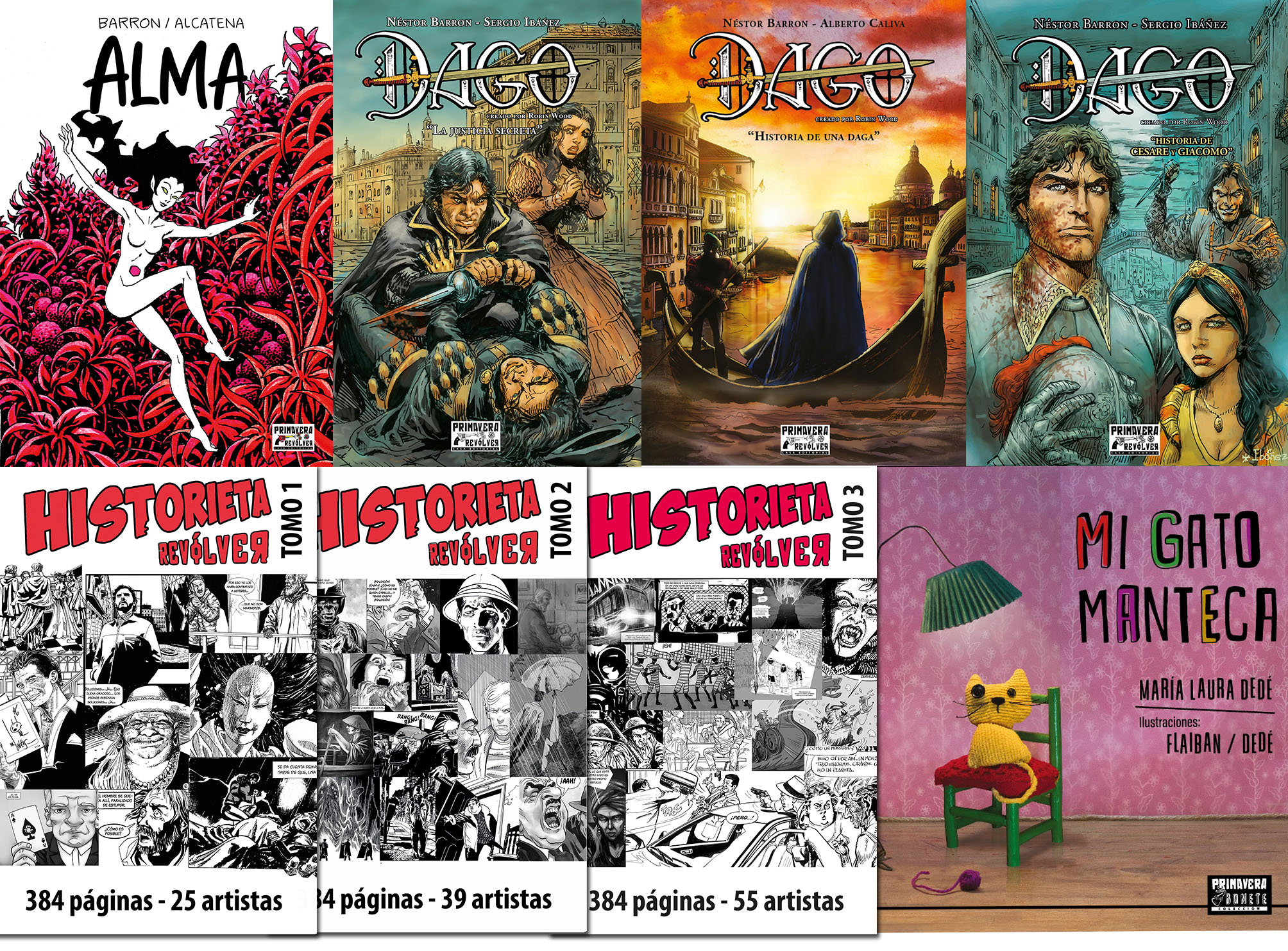 CONJUNTO PUBLICACIONES PORTADA. sin revistas